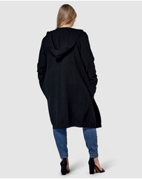 Indigo Tonic - Hattie Hooded Longline Cardi