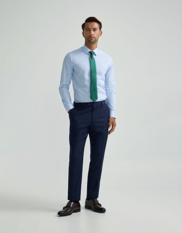 Oxford - Beckton Striped Cotton Shirt