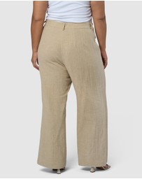 Something 4 Olivia - Lila Linen Wide Leg Pant