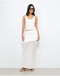 AERE - Asymmetric Maxi Skirt