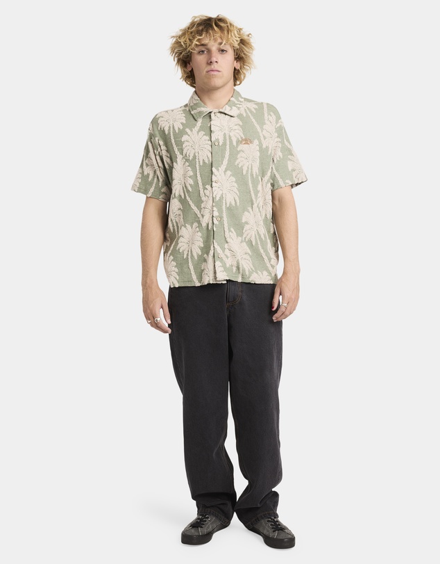 RVCA - Mens Palm Fall Short Sleeve Shirt