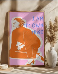 Olive et Oriel - My Own Muse by Treechild Art Print