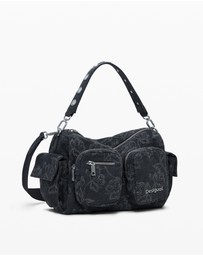 Desigual - Medium Pocket Embroidered Denim Bag