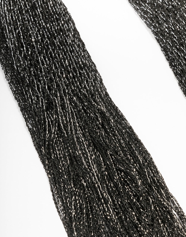 Lovisa - Black Fabric Drape Scarf Necklace