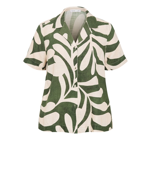 City Chic - Taranto Print Shirt