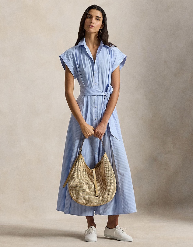 Polo Ralph Lauren - Polo ID Raffia Large Shoulder Bag - The ICONIC Exclusive