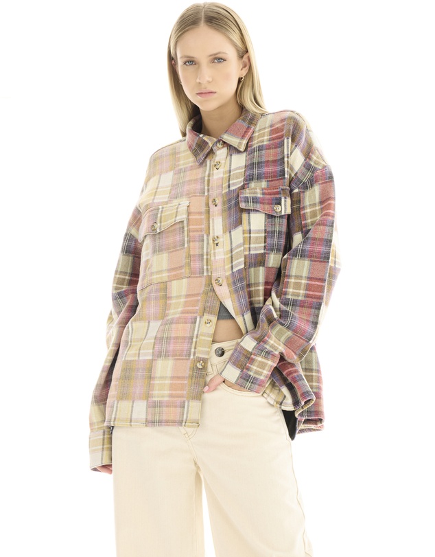 THE TALES - Check Flannel Bonded Jacket