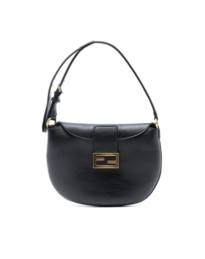 Pre-Loved by Azura Reborn - Pre-Loved Small Leather Croissant Hobo Bag