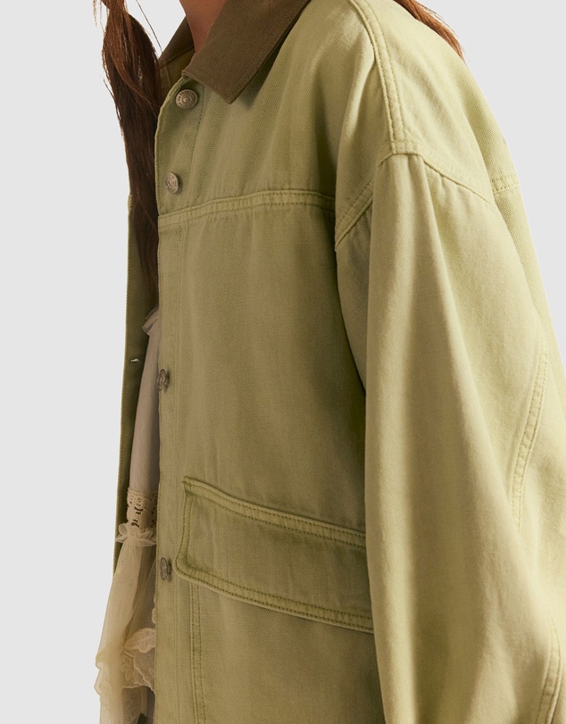 Free People - Lemon Denim Jacket