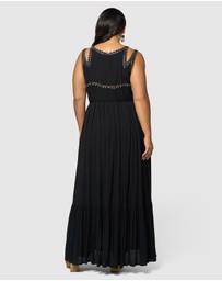 The Poetic Gypsy - Azura Embellished Maxi Dress