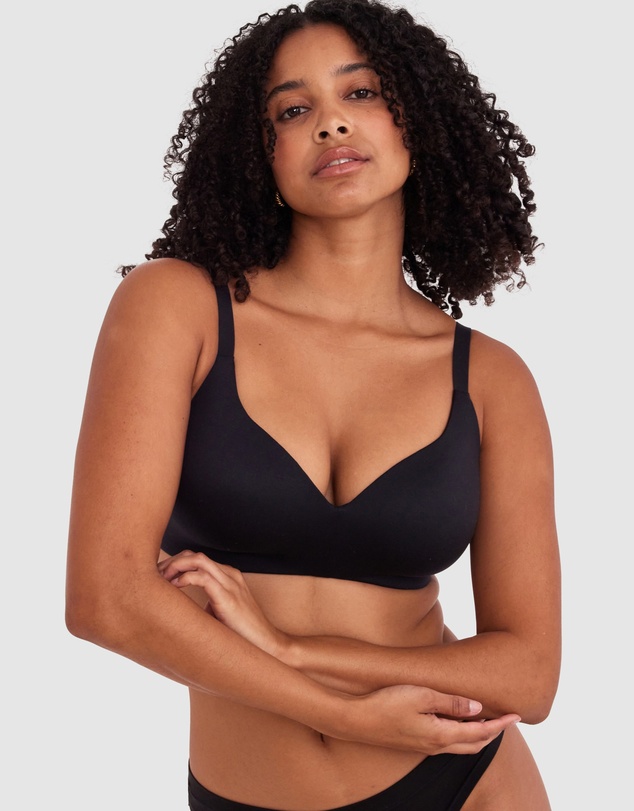 Bras N Things - Body Bliss Full Cup Wirefree - Black