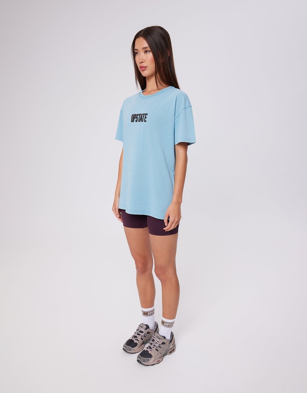 Upstate - Thrive Tee - Washed Blue Haze