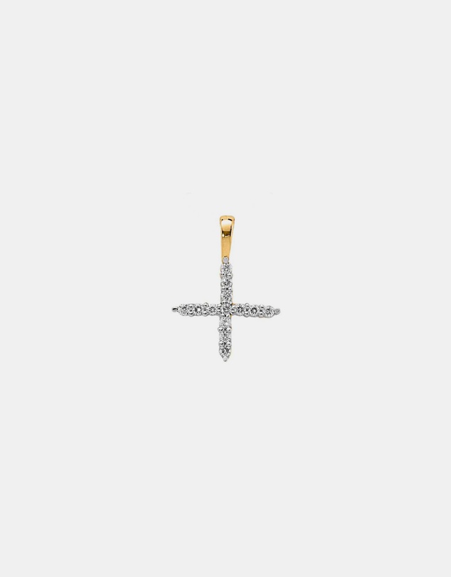 Zoe Olivia - 9K Gold Lab Grown Diamond Initial X Pendant