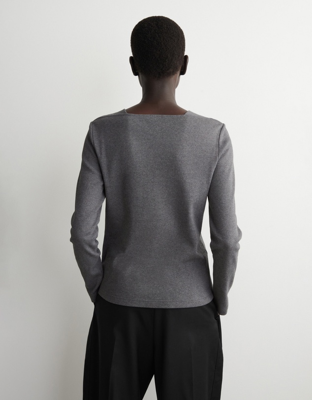 COS - Cotton-Jersey Long-Sleeved Top