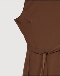 Revibe - Repaired CHANCERY Lani Sleeveless Wrap Maxi Dress - AU 10