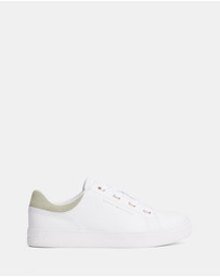 Tommy Hilfiger - Leather Cupsole Sneakers - Women's