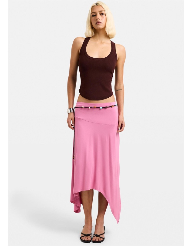 Alice In The Eve - Sage Handkerchief Maxi Skirt