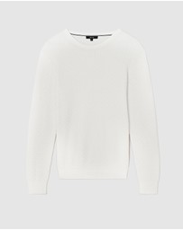 Politix - Elvin Geo Textured Crew Knit