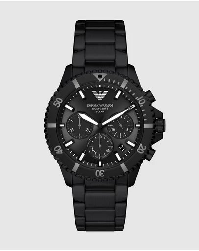 Emporio Armani - Black Chronograph Watch