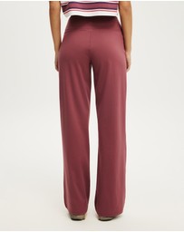 Cotton On Body Active - Ultra Soft Tie Front Wide Leg Pant