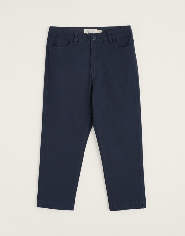 Seasalt - Seasalt Cornwall Navy Albert Quay Slim Fit Crops