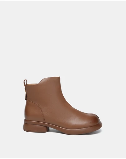 EVERAU - EverAU Ugg Chapple Cow Leather Upper Fashion Boots