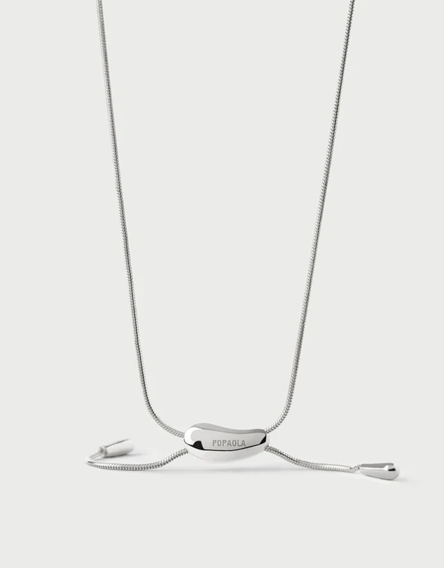 PDPAOLA - Rodeo Silver Slider Necklace
