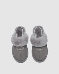 EVERAU - Australian Shepherd Ugg Waffle Plus Cow Suede Upper House Shoes