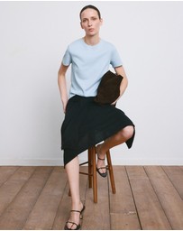 M.N.G - Short-Sleeved Cotton T-Shirt