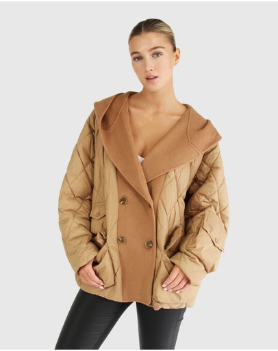Belle & Bloom - Only You Quilted Utility Jacket