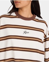 RVCA - Womens Berkley Long Sleeve Stripe T-Shirt