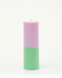XRJ Celebrations - Pillar Two-Tone Tulip Candle