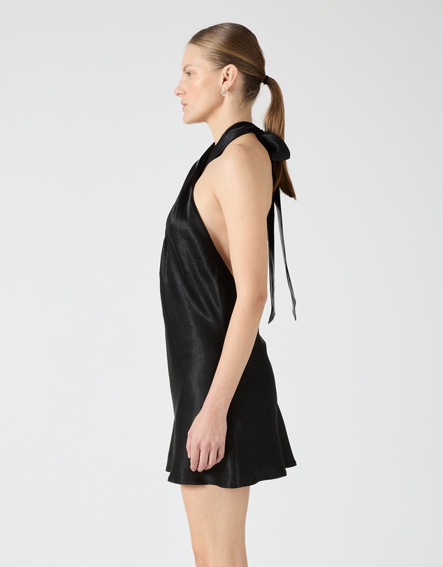 Third Form - Crush Wrap Neck Mini