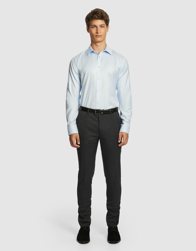 yd. - Maximum Two Ply Cotton Premium Slim Dress Shirt