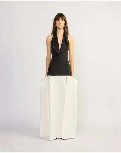 TOJHA - TARA CONTRAST MAXI GOWN