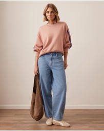 Ceres Life - Leah Tapered Barrel Jean