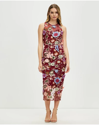 Romance by Honey and Beau - Wild Flower Midi Dress