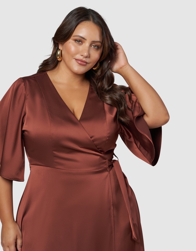 Pink Dusk by Curve Project - Glitz and Glam Maxi Dress