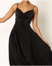 Petal & Pup - Naira Pleated Maxi Dress - Black