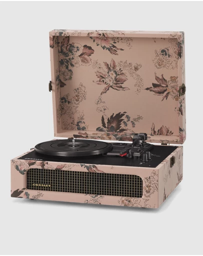 Crosley - Crosley Voyager Bluetooth Portable Turntable - Floral