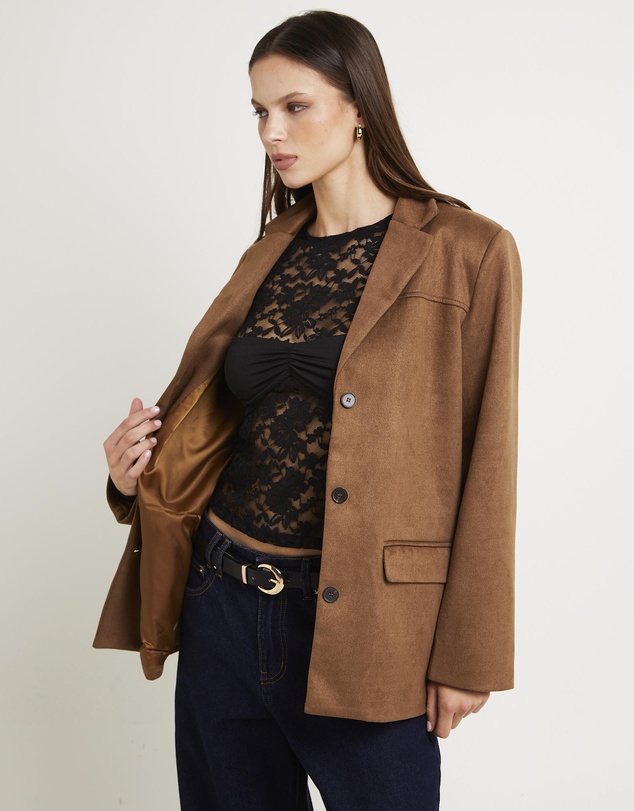 Subtitled - Sophia Suede Blazer