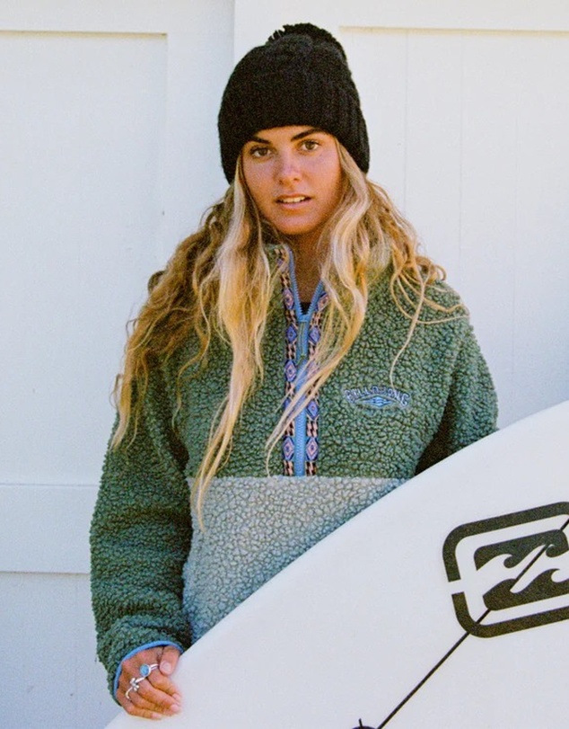 Billabong - Womens Horizon Mock Neck Fleece Top