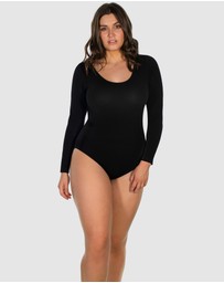 B Free Intimate Apparel - Long Sleeve Bamboo Bodysuit