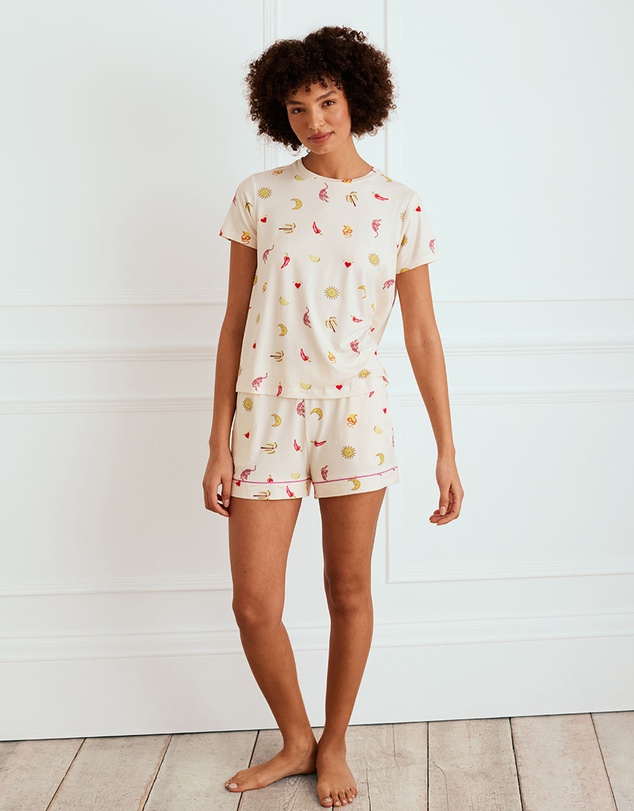Chelsea Peers - Desert Icons Print Short Pyjama Set
