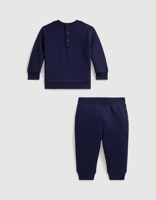 Polo Ralph Lauren - Triple-Pony Fleece Sweatshirt & Pant Set - Babies