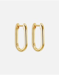 By Charlotte - Gold Journey Hoops
