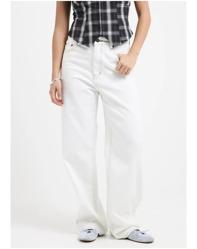 Subtitled - Tayla High Straight Denim Jeans