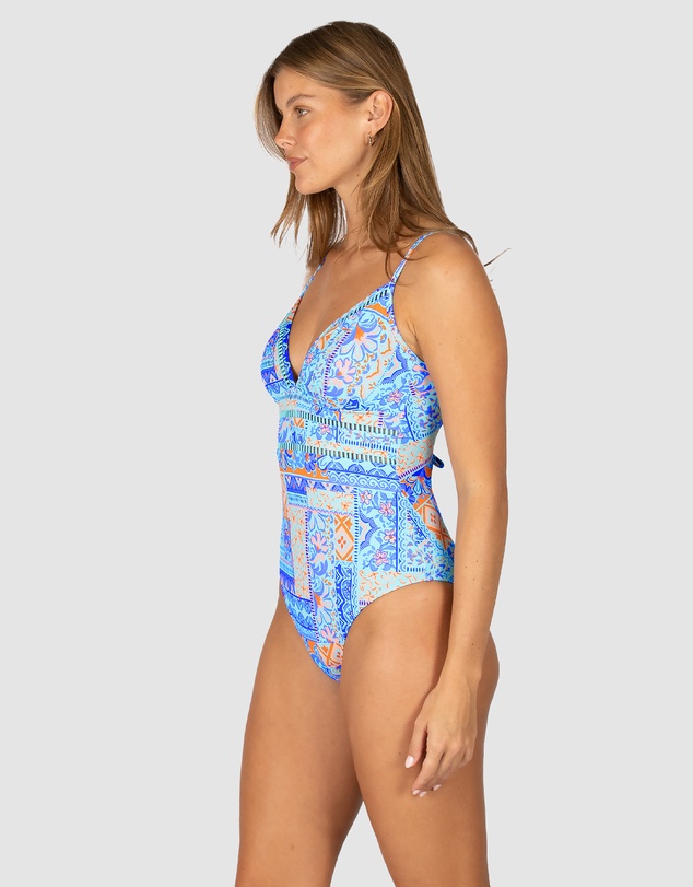 Baku Swimwear - Tulum V Neck One Piece Swimsuit