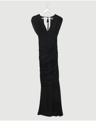 Revibe - Repaired CHANCERY Josie Mesh Maxi Dress - AU 10