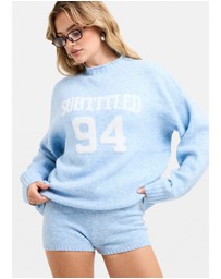 Subtitled - Kim Knit Oversized Crew Neck Jumper